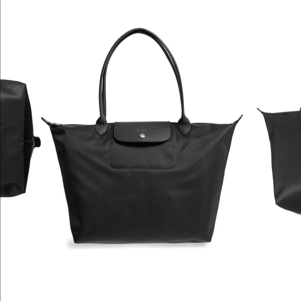 Longchamp “Large Le Pilage Neo” Nylon Tote